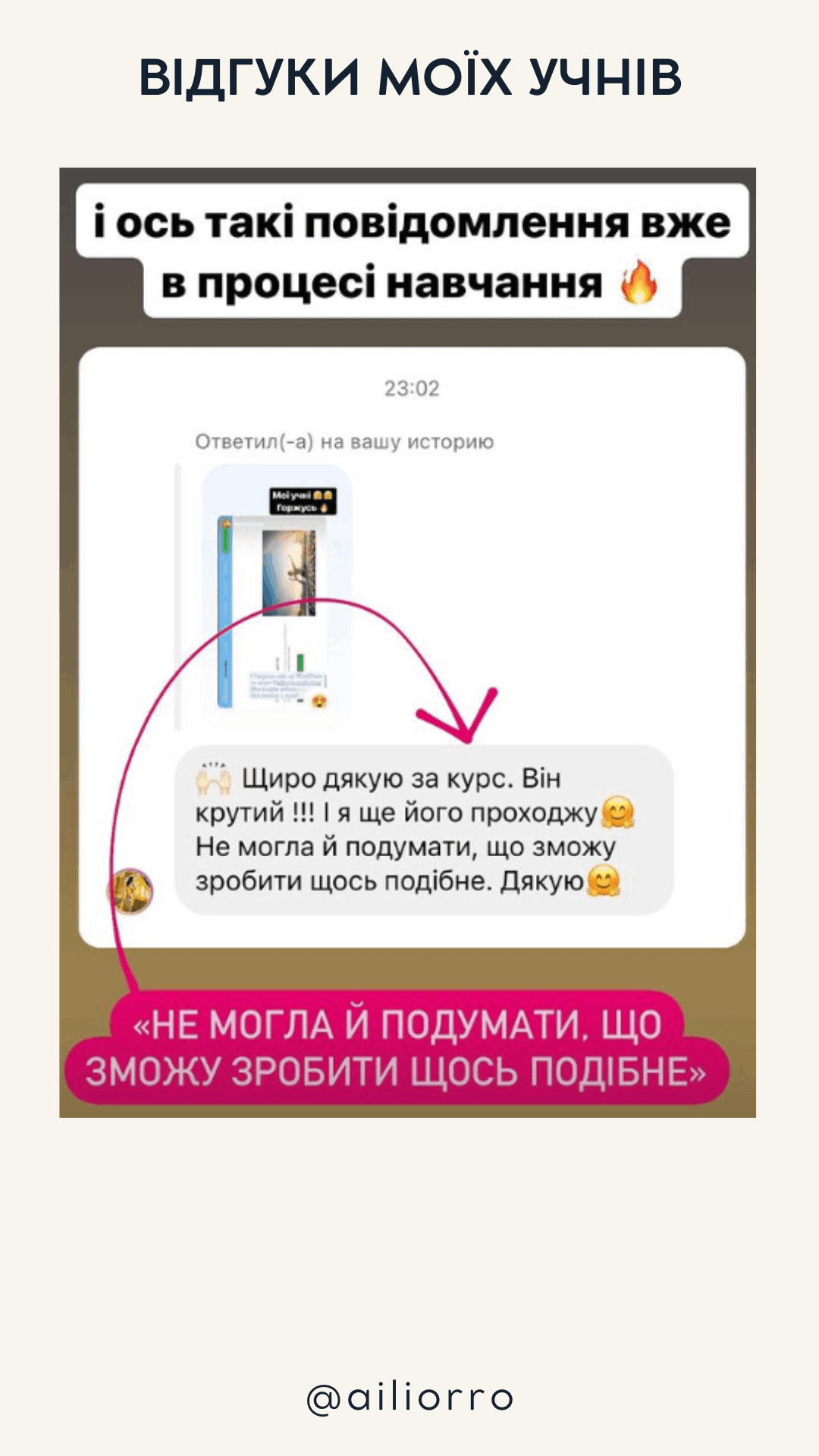 Відгуки по навчанню у Аілі Орро (22)